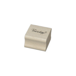 Tuesday Weekday Journal Design Rubberstempel