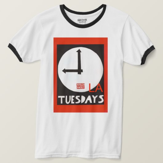 Tuesdays LA Ringer t-shirts in ALL sizes (Design voorkant)