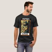 Tueur de démons Inosuke T-shirt rétro (Devant entier)