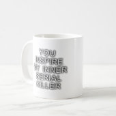 Tueur en série interne Funny Mug (Devant gauche)