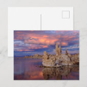 Tufa-formaties op Mono Lake Briefkaart (Voorkant / Achterkant)