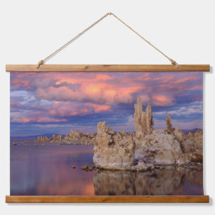 Tufa-formaties op Mono Lake Hangend Wandkleed