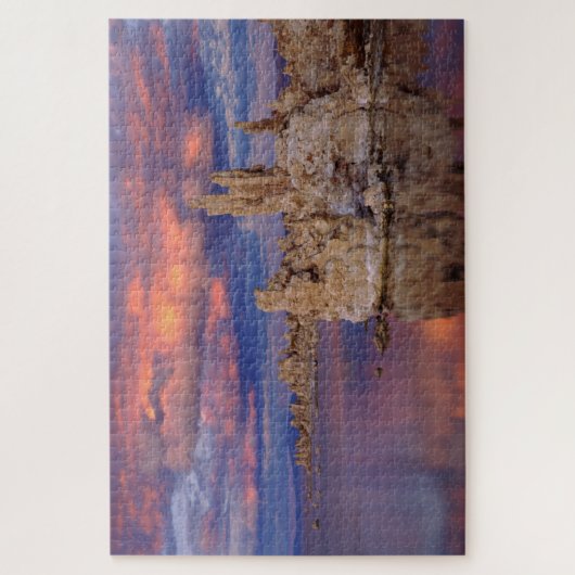 Tufa-formaties op Mono Lake Legpuzzel (Verticaal)