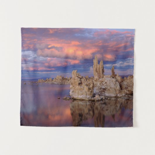 Tufa-formaties op Mono Lake Wandkleed (Voorkant (horizontaal))