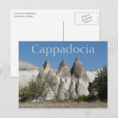 Tufa Rock Formations, Cappadocia, Turkije Briefkaart (Voorkant / Achterkant)