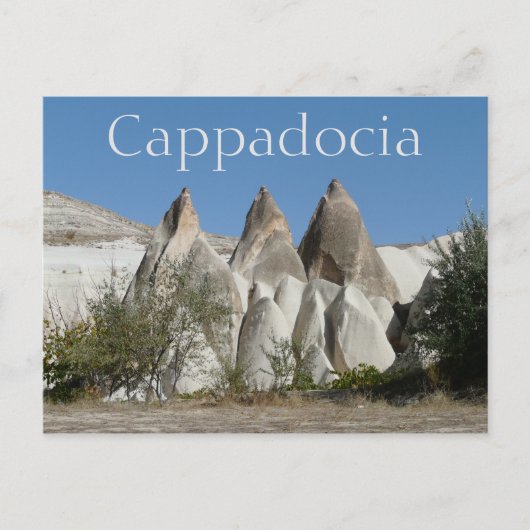 Tufa Rock Formations, Cappadocia, Turkije Briefkaart (Voorkant)