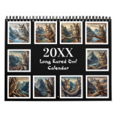 Tuffed Majesty Jaar met de Long-Eared Owl 20XX Kalender (Hoes)