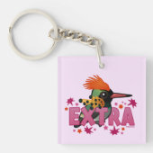 Tufted Coquette is *EXTRA* Sleutelhanger (Voorkant)