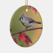 Tufted Titmice Keramisch Ornament (Rechts)