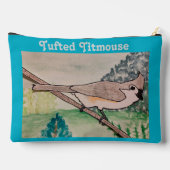Tufted Titmouse Azure Blue Etui (Achterkant)