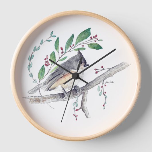 Tufted Titmouse Bird Home Décor (Voorkant)