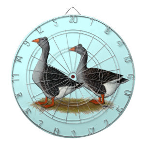 Tufted Toulouse Geese Dartbord