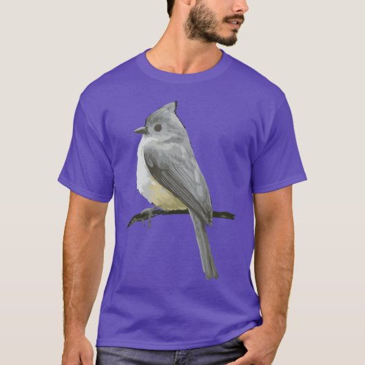 Tufteditmouse Vogelvrienden T-shirt (Voorkant)