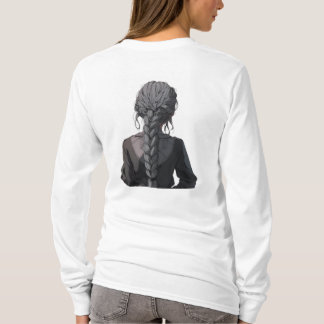 TUFTI(タフティ)意図の三つ編みレディース T-SHIRT