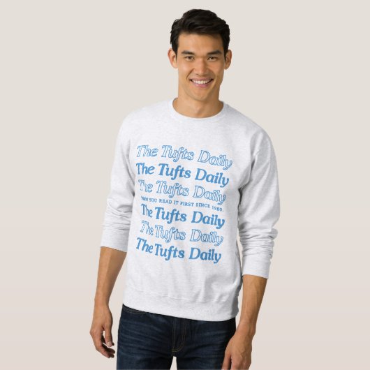 Tufts Sweatshirt de crou quotidien de l'équipage ( (Devant entier)