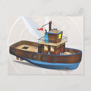 Tug Boat Briefkaart