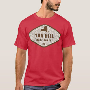 Tug Hill State Forest New York Tree Log textuur WO T-shirt