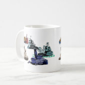 Tug medaille koffiemok (Voorkant links)