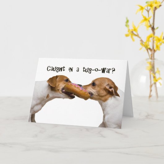 Tug-o-War Kaart (Gele Bloem)