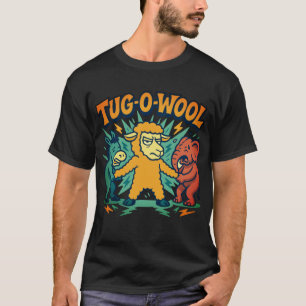 Tug-O-Wool Mouton politique Drôle T-shirt
