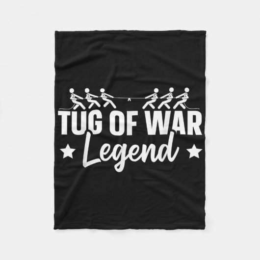 Tug of War Legend ontwerp voor een Tug of War fan Fleece Deken (Voorkant)