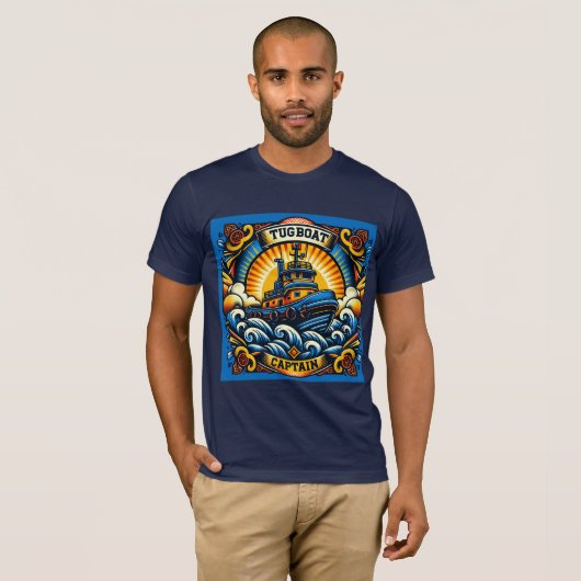 TUGBOAT CAPTAIN T-SHIRT (Voorkant volledig)