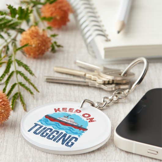 Tugboat Continue at Tugling Sleutelhanger (Voorkant Rechts)