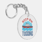 Tugboat Continue at Tugling Sleutelhanger (Voorkant Links)