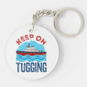 Tugboat Continue at Tugling Sleutelhanger (Achterkant)