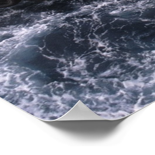 Tugboot in het Caribisch gebied Poster (Hoek)