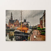 Tugboot Maassluis Holland. Legpuzzel (Horizontaal)