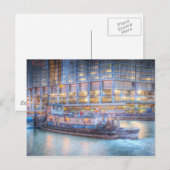 Tugboot op Chicago Briefkaart (Voorkant / Achterkant)