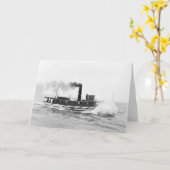 Tugboot William Sprague, eind jaren 1800 Kaart (Gele Bloem)