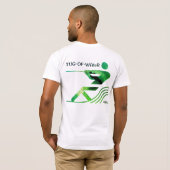 Tugofwater com T-shirt logo van lobodorio (Achterkant volledig)