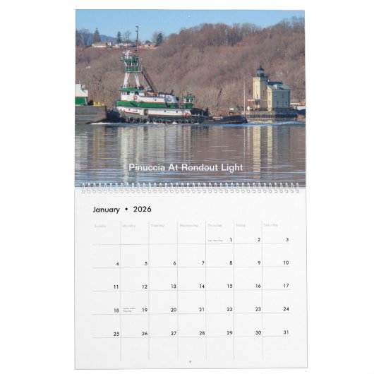 Tugs avec phares Calendrier 2024 (Jan 2026)