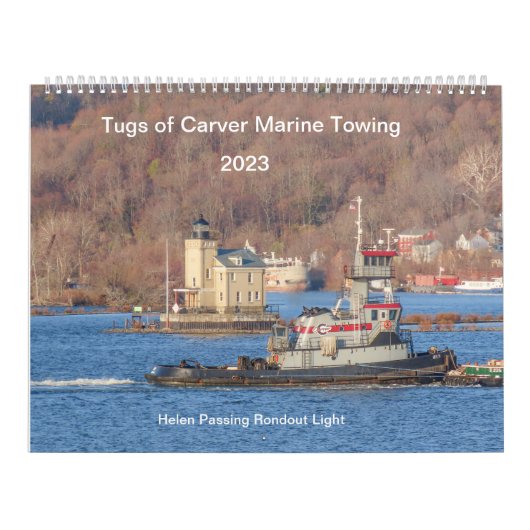 Tugs De Carver Marine Towing 2023 Calendrier (Protection)