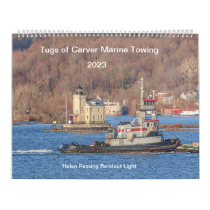 Tugs of Carver Marine Towing 2023 Calendar Kalender