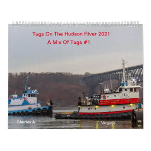 Tugs on the Hudson River 2021—een mix van Tugs#: Kalender