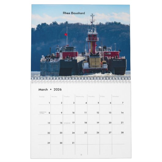 Tugs On The Hudson River 2022 Calendrier Bouchard (Mar 2026)
