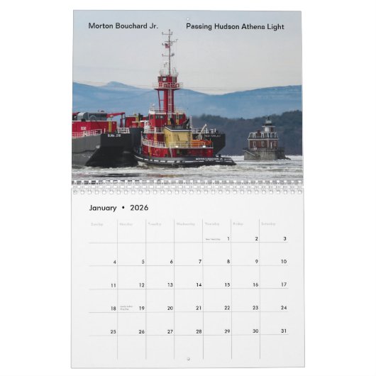 Tugs On The Hudson River 2022 Calendrier Bouchard (Jan 2026)