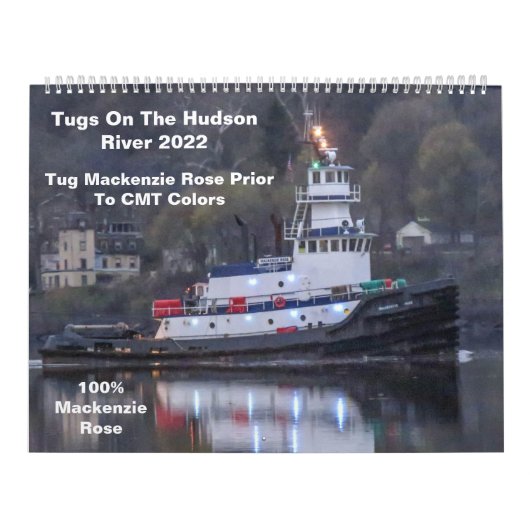 Tugs Sur Le Calendrier Rose Du Mackenzie Du Fleuve (Protection)