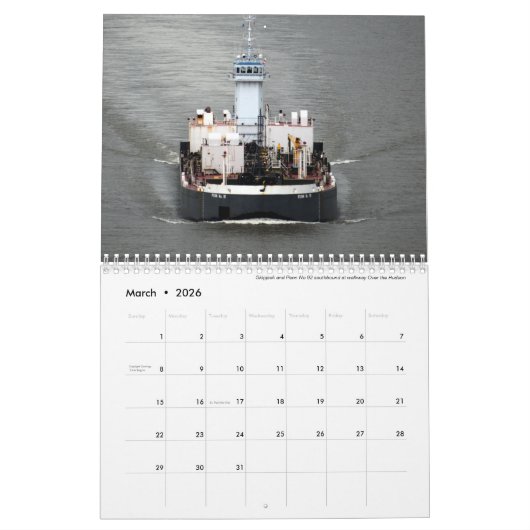 Tugspotting All Kirby 2022 Calendrier (Mar 2026)