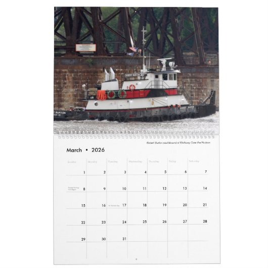Tugspotting Robert Burton Calendrier 2022 (Mar 2026)