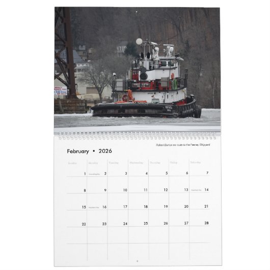 Tugspotting Robert Burton Calendrier 2022 (Feb 2026)