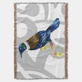 Tui koru-patroon deken (Voorkant Verticaal)