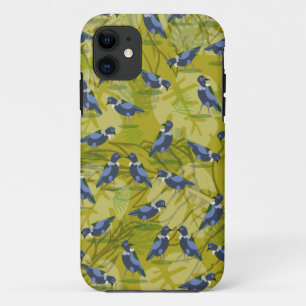 Tui New Zealand Bird Pattern iPhone 11 Hoesje