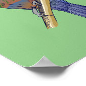 Tui New Zealand Bird Poster (Hoek)