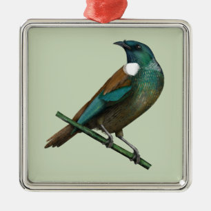 Tui Nieuw-Zeelands Vogel Metalen Ornament