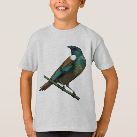 Tui Nieuw-Zeelands Vogel T-shirt (Voorkant)
