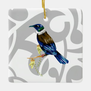 Tui NZ Bird Keramisch Ornament
